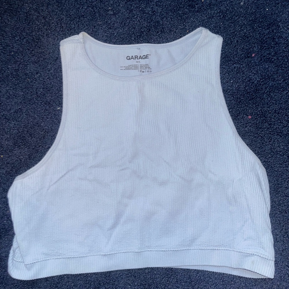 Blue Garage Halter Top